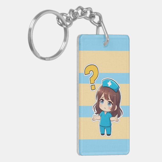 Originele Chibi Nurse 3.0 - Er is iets mis Sleutelhanger (Voorkant Links)