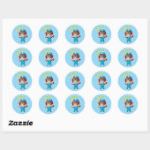 Originele Chibi Nurse 3.0 - Ja Ronde Sticker (Vel)