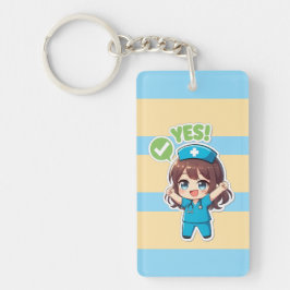 Originele Chibi Nurse 3.0 - Ja Sleutelhanger