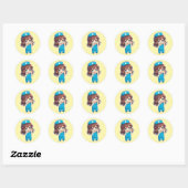 Originele Chibi Nurse 3.0 - Ok Ronde Sticker (Vel)