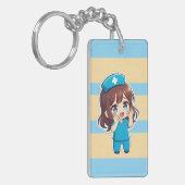 Originele Chibi Nurse 3.0 - Ok Sleutelhanger (Voorkant Links)