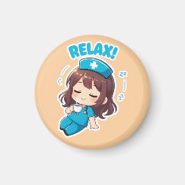Originele Chibi Nurse 3.0 - Ontspannen Magneet