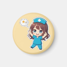 Originele Chibi Nurse 3.0 - Vakantietijd Magneet