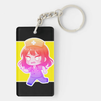 Originele Chibi Verpleegster - De hectische shift Sleutelhanger