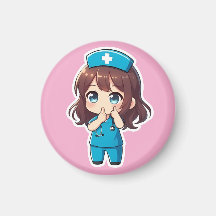 Originele Chibi Verpleegster - De Middernachtelijk