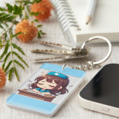 Originele Chibi Verpleegster - Een beetje Uitputti Sleutelhanger (Voorkant Rechts)