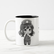 Originele Chibi Verpleegster - Het Middernachtelij