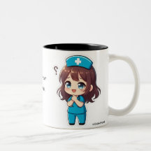 Originele Chibi Verpleegster - Het Moment van Vrag