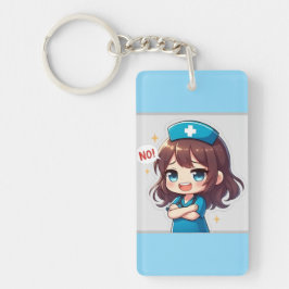 Originele Chibi Verpleegster - Vlotte Verpleegster Sleutelhanger