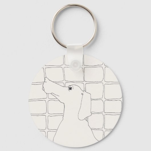 Originele Chinese Dog Year 2018 KeyC Sleutelhanger (Voorkant)