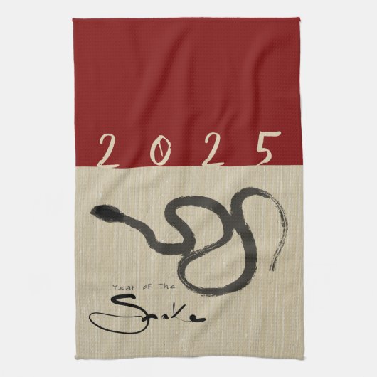 Originele Chinese Slang Jaar 2025 kies kleur KT4 Theedoek (Verticaal)
