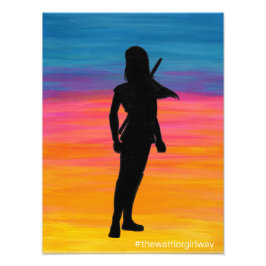 Originele cover art van "The Warrior Girl Way" Foto Afdruk