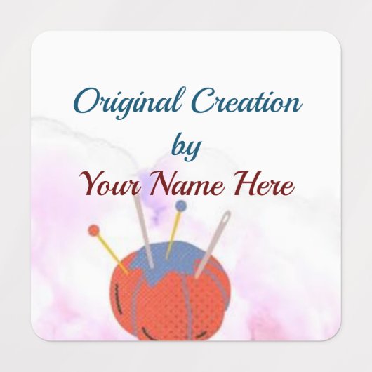 Originele creatie door labels (Design 2)