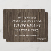 Originele Creative and Funny Uitnodiging (Voorkant / Achterkant)