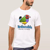 Originele Cuteness Gouldian Finch T-shirt (Voorkant)