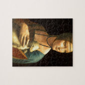 Originele Da vinci's verfdame met een Ermine Legpuzzel (Horizontaal)
