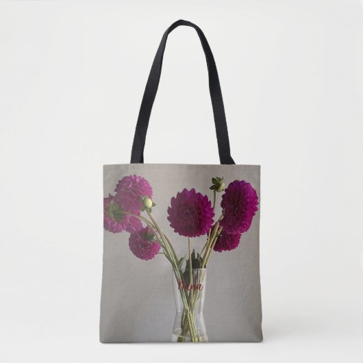 originele Dahlia foto voor Nana Tote Bag (Voorkant)