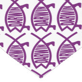 Originele Darwin Fish (Violet) Korte Tafelloper (Hoek)