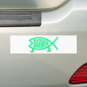 Originele Darwin Vis (Zeeschuim) Bumpersticker (Op auto)