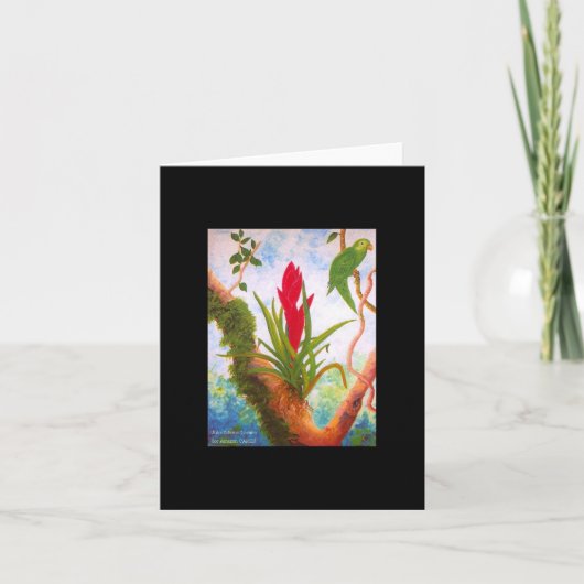 Originele die Kunst voor de Zorgen van Amazonië Kaart (Voorkant)