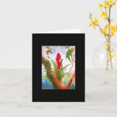 Originele die Kunst voor de Zorgen van Amazonië Kaart (Gele Bloem)