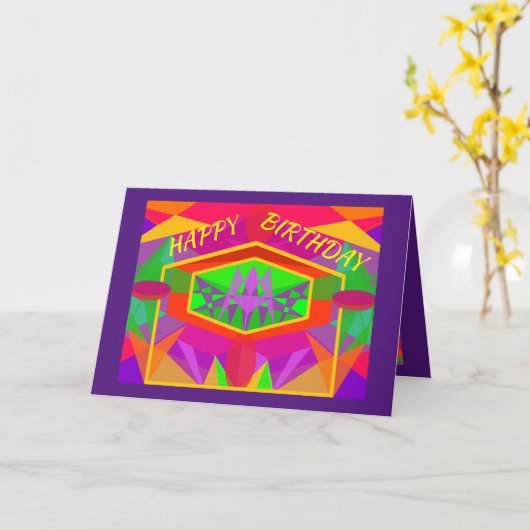 Originele digitale fotograzingkaart kaart (Gele Bloem)