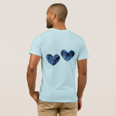 Originele digitale kunst op Mannen T-shirt (Achterkant volledig)