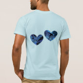 Originele digitale kunst op Mannen T-shirt (Achterkant)