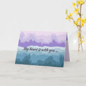 Originele digitale kunst op Sympathy Card Kaart (Gele Bloem)