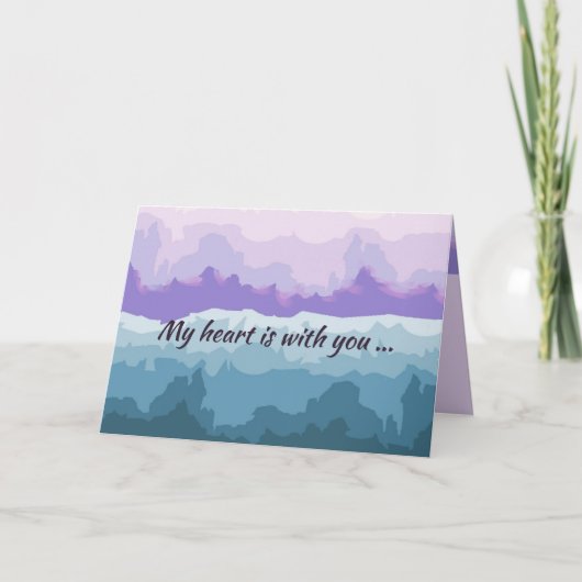 Originele digitale kunst op Sympathy Card Kaart (Voorkant)