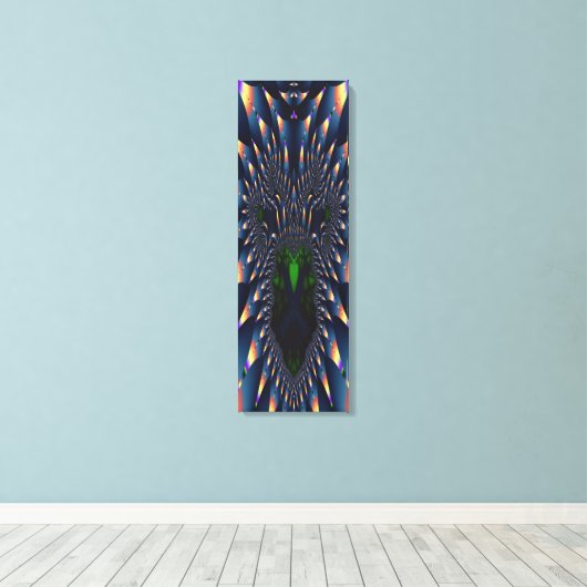 Originele digitale kunst van verkoper canvas afdruk (Insitu (Houten vloer))