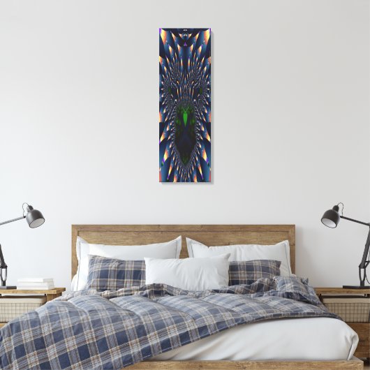 Originele digitale kunst van verkoper canvas afdruk (Insitu (Slaapkamer))