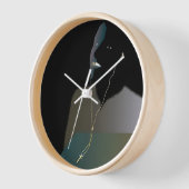 Originele digitale portretkunst wandklok (Hoek)