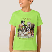 Originele Dogpile Kute Pets, personaliseer Tekst T T-shirt (Voorkant)