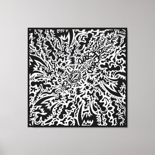 Originele Doodle 9of26 Canvas Afdruk (Voorkant)