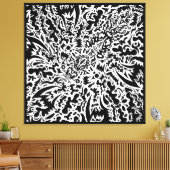 Originele Doodle 9of26 Canvas Afdruk (Insitu (Woonkamer))