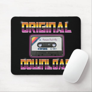 Originele download cassette muismat