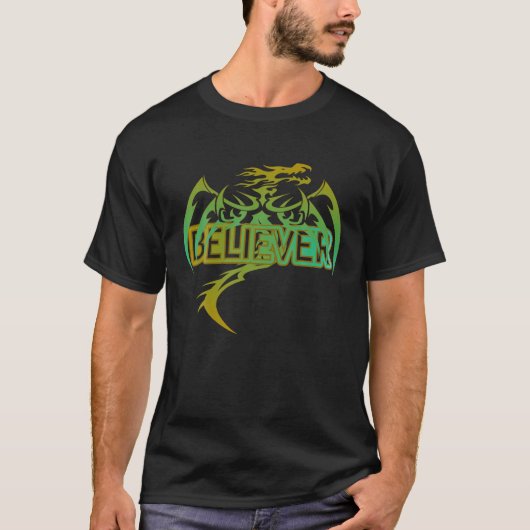 Originele Dragon Believer Shirt Gift Fun (Voorkant)