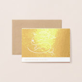 Originele Dragon tekening Lunar 2024 Luxe FGC Folie Kaarten (Met envelop)