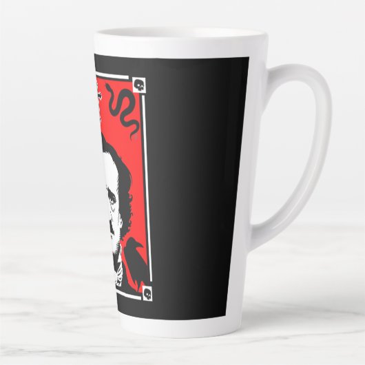 Originele Edgar Allan Poe Latte Mok (Rechts)