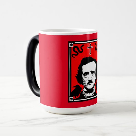 Originele Edgar Allan Poe Magische Mok (Voorkant links)