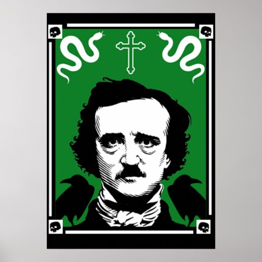 Originele Edgar Allan Poe Poster (Voorkant)