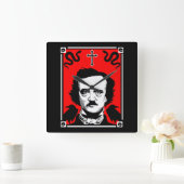 Originele Edgar Allan Poe Vierkante Klok (Huis)