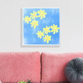 Originele Eenvoudige Kunst Blauwe Prints (Insitu (Woonkamer))
