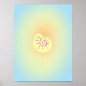 Originele eenvoudige kunst conch Prints (Voorkant)