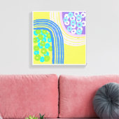 Originele Eenvoudige Kunst Gele Prints (Insitu (Woonkamer))