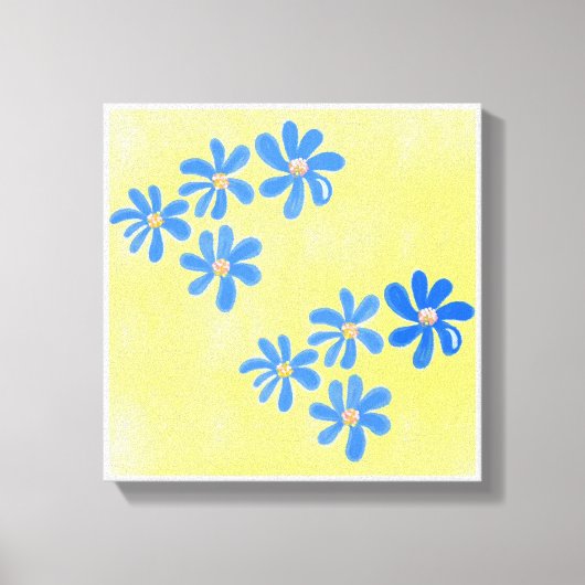 Originele Eenvoudige Kunst Gele Prints (Voorkant)