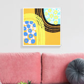 Originele eenvoudige kunst Oranje Prints (Insitu (Woonkamer))
