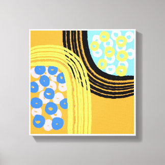 Originele eenvoudige kunst Oranje Prints