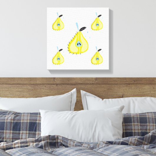 Originele eenvoudige kunst peer canvas (Insitu (Slaapkamer))